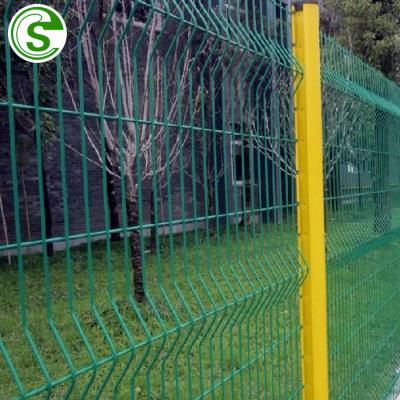 China Easily Assembled Galvanized Steel 3D Wire Fence Panels See Through Welded Mesh Fence For Yard for sale