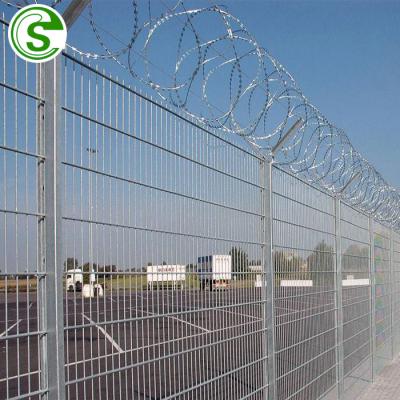 China Easily Assembled Security Double Bar Fencing Decorative Panels 2D Wire Nylofor Garden Fence for sale