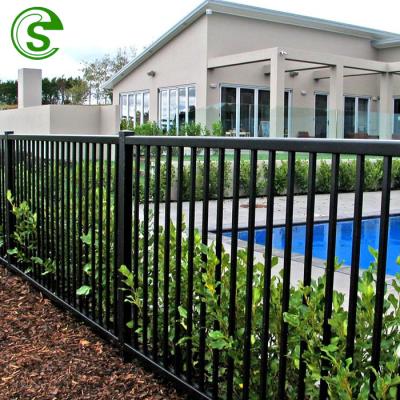 China Easily Assembled Security Garrison Fences Design Decorative Metal Garden Fence for sale