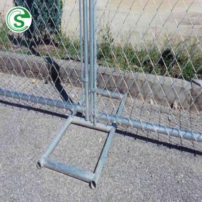 China American Construction Galvanized Temporary Barrier Easily Assembled Outdoor Powder Coated Temporary Fencing for sale