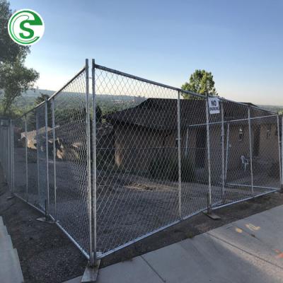 China Easily Assembled Warehouse Chain Link Fencing Cheap Temporary Fence Panel For Sale for sale