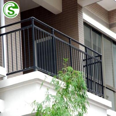 China Modern Popular Selling Galvanized Iron Railings Decorative Powder Coated Iron Balcony Railings for sale