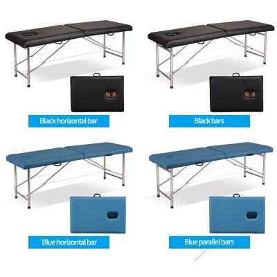 China High quality portable cheap foldable aluminum bed with strong strength massage ratio for sale