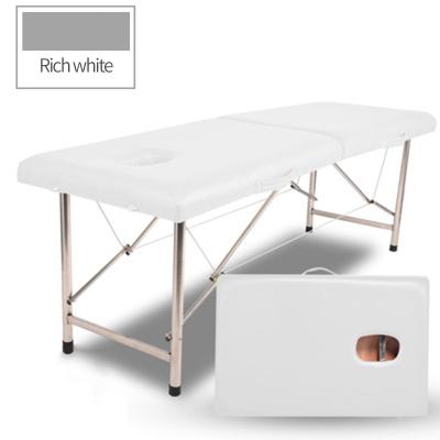 China 2020 Strong Bearing Folding Salon Furniture Strength Table Detail Of Type And Massage Use Portable Beauty Bed for sale