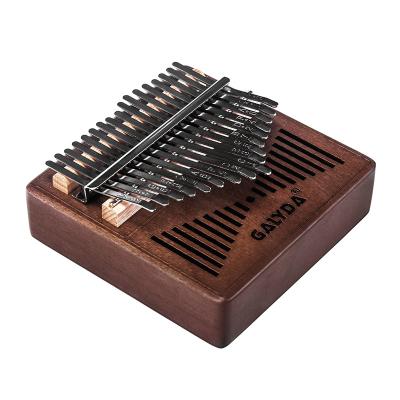 China Mini popular musical instrument kalimba 17 key musical instrument kimi kalimba mbira piano square hand plucked portable musical kalinba Instrume for sale