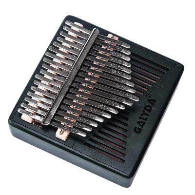 China Hot Selling Wooden Green Kalimba Set Kalimba Low MOQ Key Toy Popular Musical Instrument 17 Inch Piano Mbira Set for sale