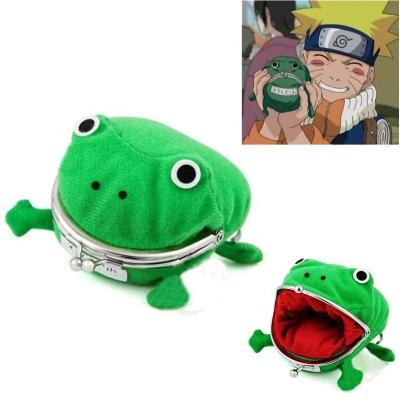 China No Frog Wallet Anime Cartoon Wallet Hot Selling Coin Clamp Manga Flannel Wallet Cute Purse Coin Holder for sale