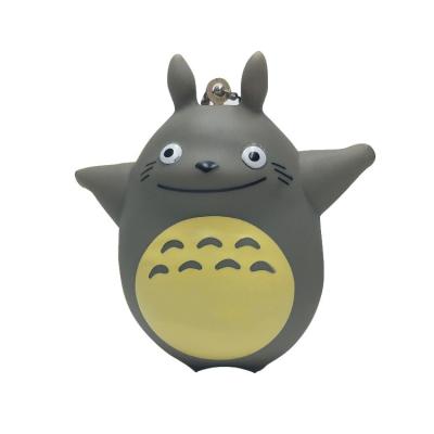 China Decoration Gift Toy 3 Styles Anime My Neighbor Totoro Cartoon Key Chain Women Cat Ball Pendant Key Rings Bag Keyholder Mini Doll Friend Fans Gift for sale