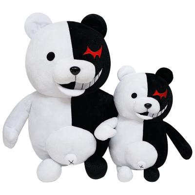 China Superb Black And White Plush Toy Soft Stuffed Animal Anime Bear Decoration/Collection 25cm/35cm Dangan Ronpa Danganronpa 2 Monokuma for sale