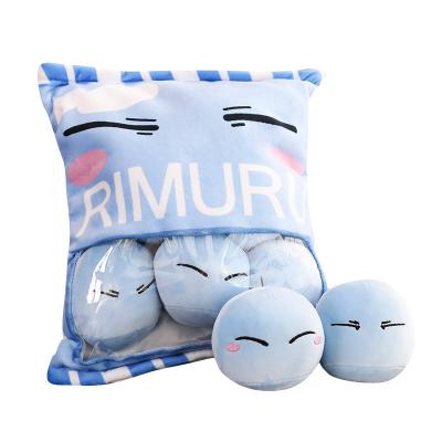 China Decoration Gift Toy 6pcs/set The Time I Got Reincarnated As Mud Plush Cosplay Pillow Props Toy Keychain Pendant for sale