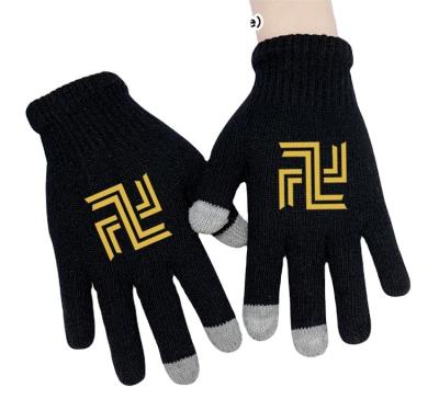 China Winter 42 Styles Tokyo Avengers Knitting Gloves Half Finger Wrist Mittens Warm Winter Gloves With Touch Screen for sale