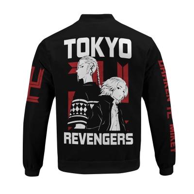 China Breathable 22 Styles Spring Autumn Men Anime Tokyo Revengers Printing Jacket Hip Hop Designs Anime Baseball Casual Jackets Coat for sale