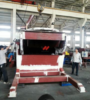 China 1.1rpm Pipe Vessel Welding Positioner High Frequency With Working Table / Pedestal for sale