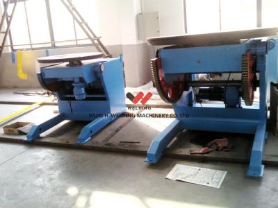 China Blue Self - Adjustable Pipe Welding Positioners Vessel Loading , T-slots For Clamping for sale