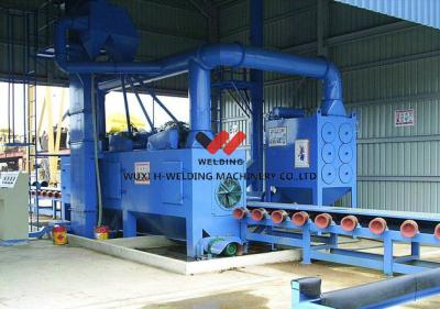 China Welding / Steel Plate Shot Blasting Machine For Cleaning And Blasting for sale