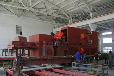 China 3000 - 12000mm Steel Plate / Sheet And H Beam Cleaning And Shot Blasting Machine for sale