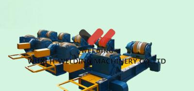 China 60000kg Bolt Adjustable Steel Rubber Weld Rotator With Lubrication System For Pipe for sale