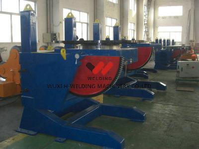 China 5000kg Height Adjustable Pipe Welding Positioners Manual With Fixed Tilting Speed for sale