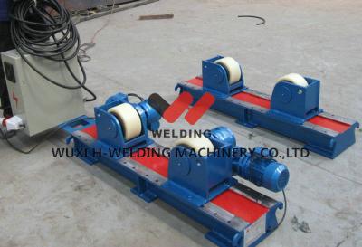 China 20T VFD Tank Welding Rotators with Lead Screw Adjustable for boiler for sale