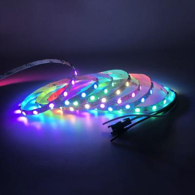 China Changed 3 Years Warranty Affordable Programmable 60LED/M 12V RGB Strip 5050 RGB Digital Led Strip for sale