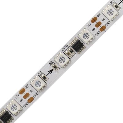 China Factory Manufacturer WS2811 Changed Safety Accessible Smart Strip 5050 RGB 60LED/M 12V 24V Led Strip for sale