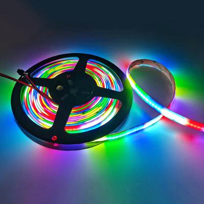 China Commercial Dream Full Color RGBW RGBW Switch Magical Color DC12V 24V Digital No Soft Light Dot RGBIC RGB Smart Affordable COB LED Strips for sale