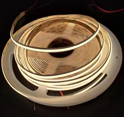 China 320LED/m Hotel Ultra Thin High Density C.P. 10W 90 Ra Cob Led Strip Light for sale