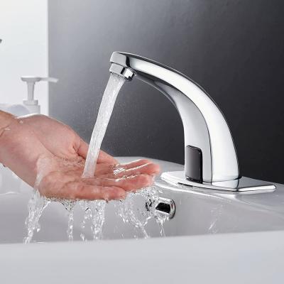 China Modern Maid Vendor Faucets Sense Hand Free Chrome Vanity Faucets for sale