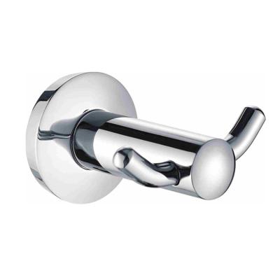 China Cheap Design Price OEM SUS Bathroom Robe Wall Mounted Brass Hooks Modern Fashion Factory Made for sale