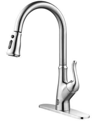 China Contemporary Touchless Kitchen Faucet With Pull Down Sprayer For Sense Kitchen Faucet for sale