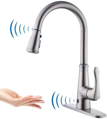 China Modern Touchless Kitchen Faucet With Pull-Up Sprayer for sale