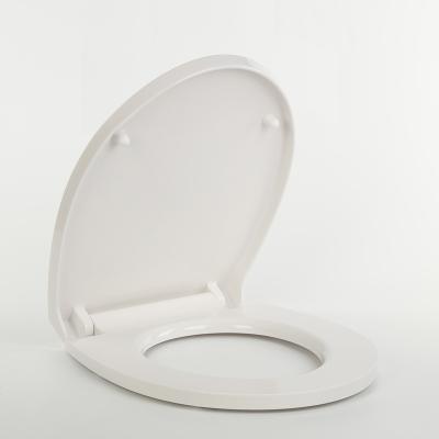 China Economical Plastic Slow-end Toilet Seats Bathroom Commode Soft End Seats Sanitary Toilet Seat Cover (Au102) for sale