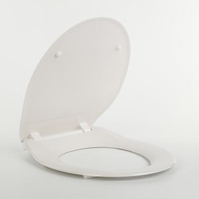 China Aobo Toilet Seat Elongated Children's Toilet Seats with Slow End, Easy to Install and Clean, Plastic, Fits Most Elongated Toilets (Au322) for sale