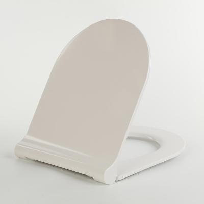 China Slow-end Toilet Seats Aobo UF Family Bathroom WC Soft Close Movable Toilet Seat Cover for sale