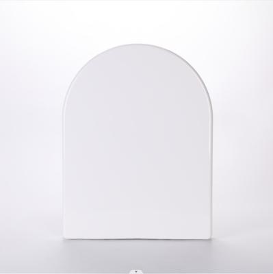 China Slow-end toilet seats AP108/PP toilet seat with plastic hinges will slow tightly, loosen and never provide the perfect fit, D-shape for sale