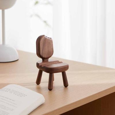 China Waterproof China Customized Manufacturer Wooden Table Universal Cell Chair Mobile Phone Holders for sale