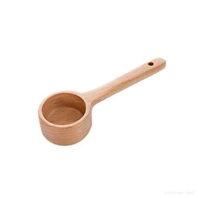 China Sustainable Long Handle Tableware Kitchen / Natural Wooden Salt / Coffee / Tea Spoon For Home Restaurant for sale