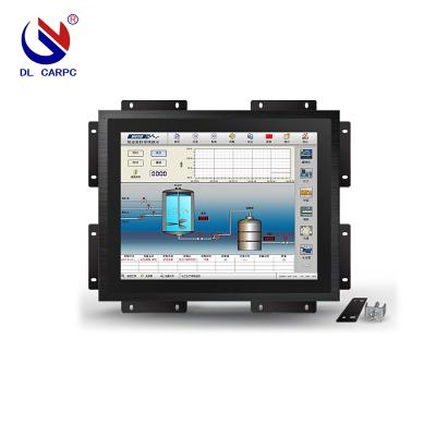 China Industrial Automation 15 In Stainless Metal Rugged Industrial Monitors With Capacitive Infrared Resisitive Touchscreens for sale