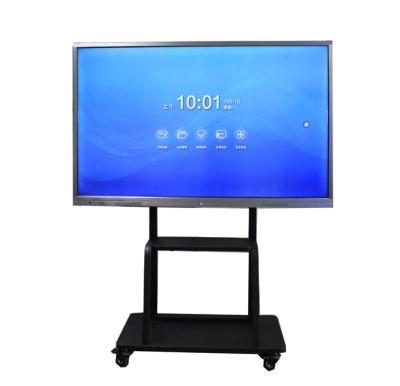 China HD MI VGA LAN USB AV TV USB TOUCH 65 Inch Aluminum Alloy Touch Screen Monitors Rohs Certified Interactive Electronic Whiteboard for sale