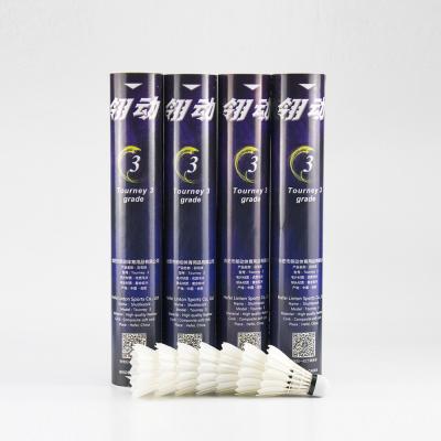 China C+ Training Course Air Badminton Parts Lean Feather Shuttlecock for sale