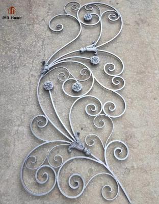 China Easily Assembled JYD Customized Wrought Iron Stair Railing Panels For Sale for sale