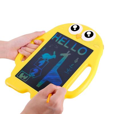 China Cartoon Electronic Head Light Quality Handwriting Eye Care Memory LCD Writing Tablet Partial Erase For Home Office Welcome Order for sale