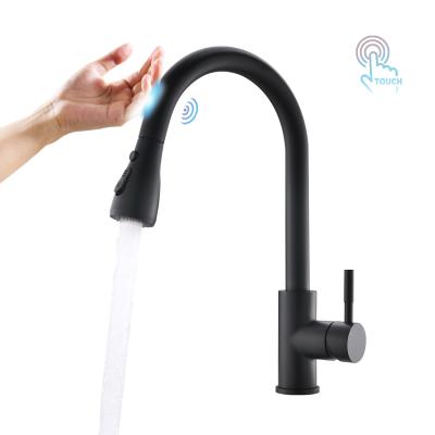 China Pull Down Kitchen Faucet FLG: BCP969 Kitchen Faucet 360 Rotation Faucet Pull Out Quick Open Touch Kitchen Faucet Faucet for sale