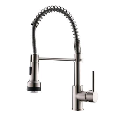 China Thermostatic Faucets Led Single Handle Sink Mixer Luxury Pull Out Faucet Kitchen, Stainless Steel Thermostatic Luxury Kitchen Water Faucet for sale