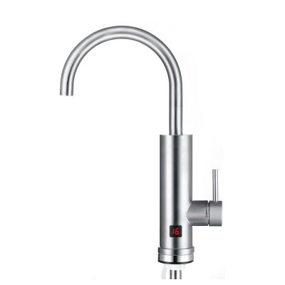 China Electric Faucets FLG New Arrival Kitchen Polished Deck Mounted Electric Hot Instant Water Heater Tap for sale