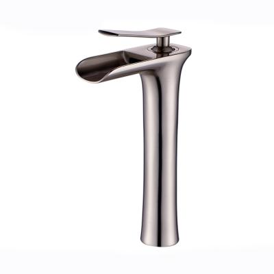 China Hot Sale China Faucets High Quality Sanitary Ware Hand Metered Single Lever Bathroom Taps Basin Mixer Taps White for sale