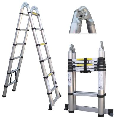 China Telescopic Ladders 3.8M Double Telescopic Ladders Multi Purpose for sale