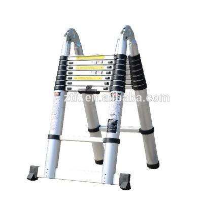 China Multi Functional Folding Ladders Light Weight Telescopic Aluminum Ladder for sale