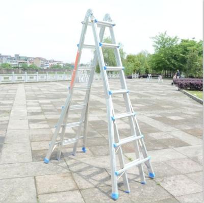 China Folding Ladders Aluminum Retractable Ladder for sale