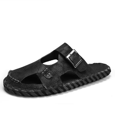 China Thermal Summer Outdoor High Quality Casual Men Handmade Leather Slippers Classic Non-slip Breathable Sandals Sneakers luxury shoes men for sale